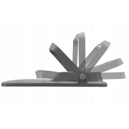 Projecteur solaire LED dimmable LED/150W/3,2V 5000K 15000 mAh IP65 noir + télécommande