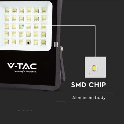 Projecteur solaire LED extérieur LED/20W/3,2V 6400K IP65 15000 mAh + télécommande