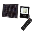 Projecteur solaire LED extérieur LED/20W/3,2V 6400K IP65 15000 mAh + télécommande