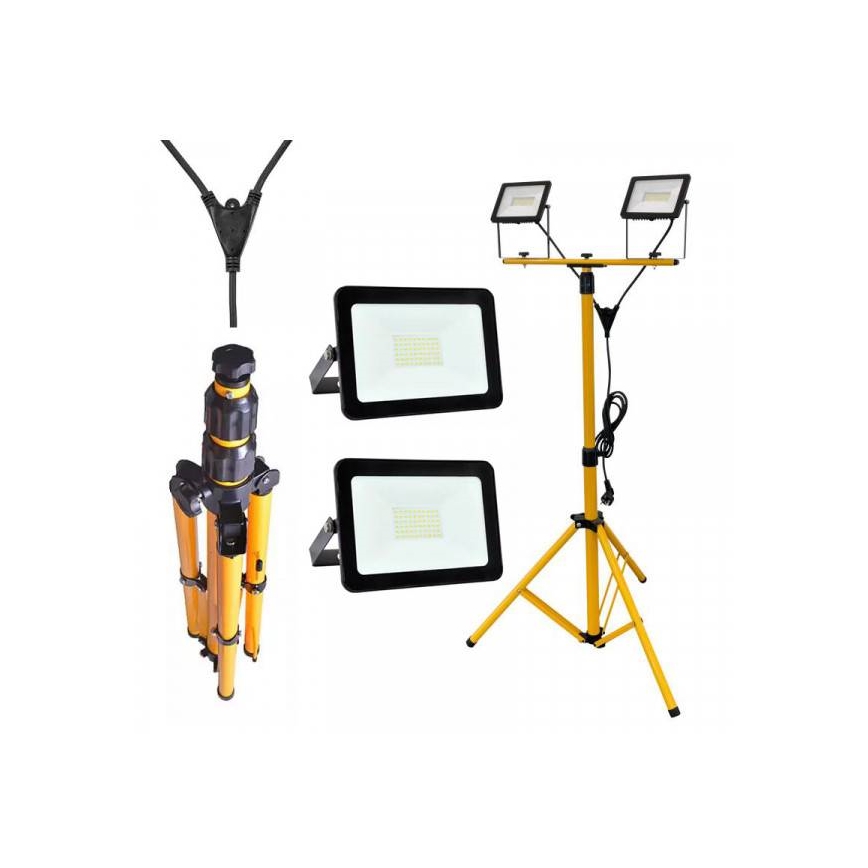 Projecteur sur pied 2xLED/30W/230V IP65
