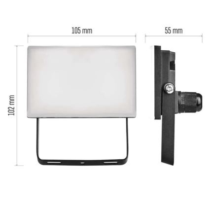 Projecteur TAMBO LED/10W/230V 4000K IP65