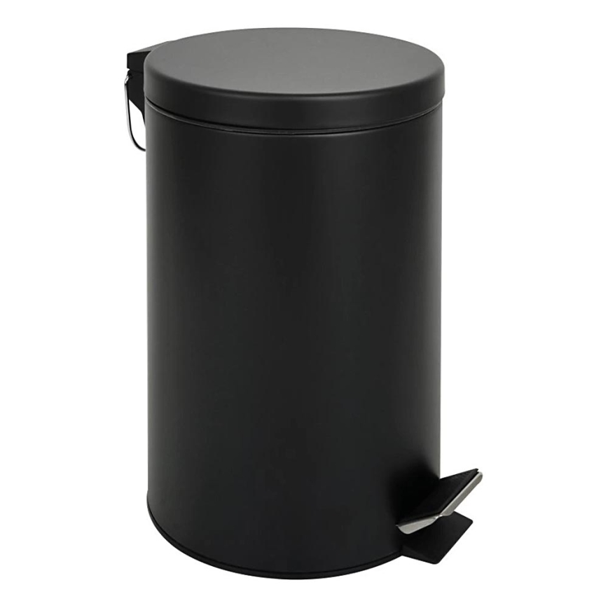 Prullenbak 20 l zwart