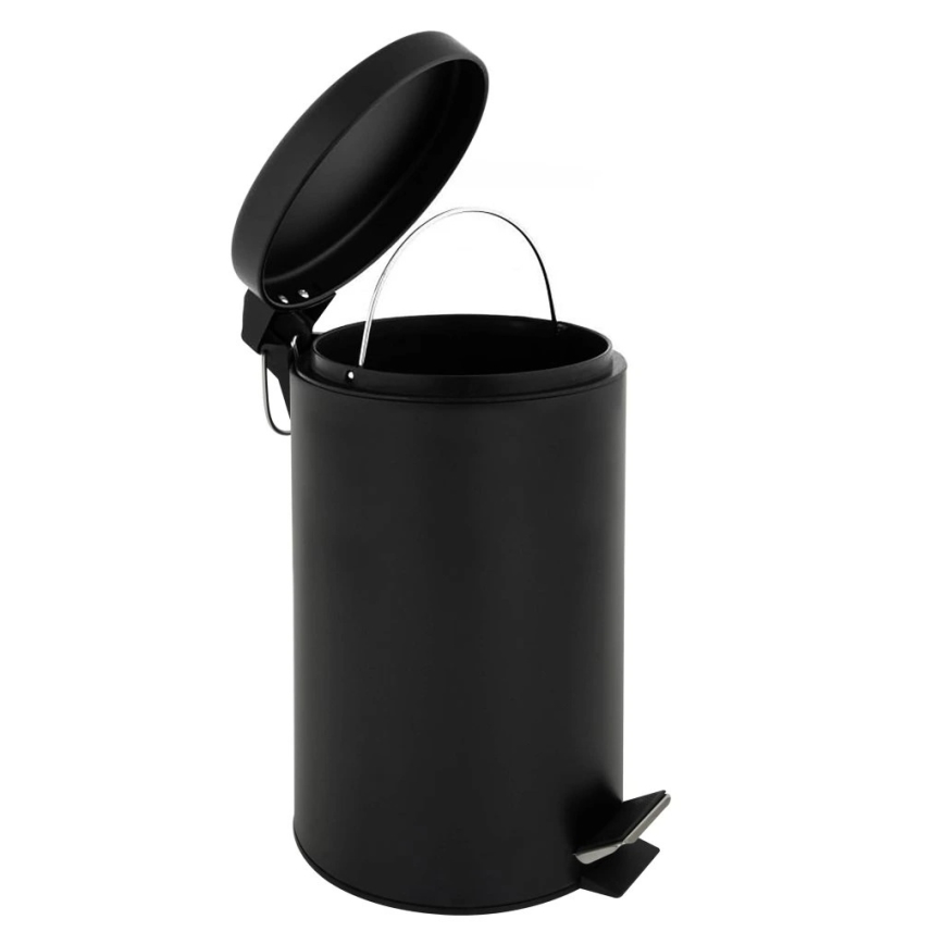 Prullenbak 20 l zwart
