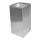 Prullenbak 30x60 cm RVS/zilver