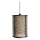 PTMD - Hanglamp aan ketting BAYU 1xE27/40W/230V Ø 27 cm