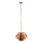 PTMD - Kettinghanglamp ZANTH 1xE27/40W/230V Ø 42 cm koperkleurig
