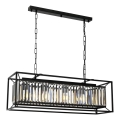 PUNE hanglamp 4xE27/40W/230V zwart