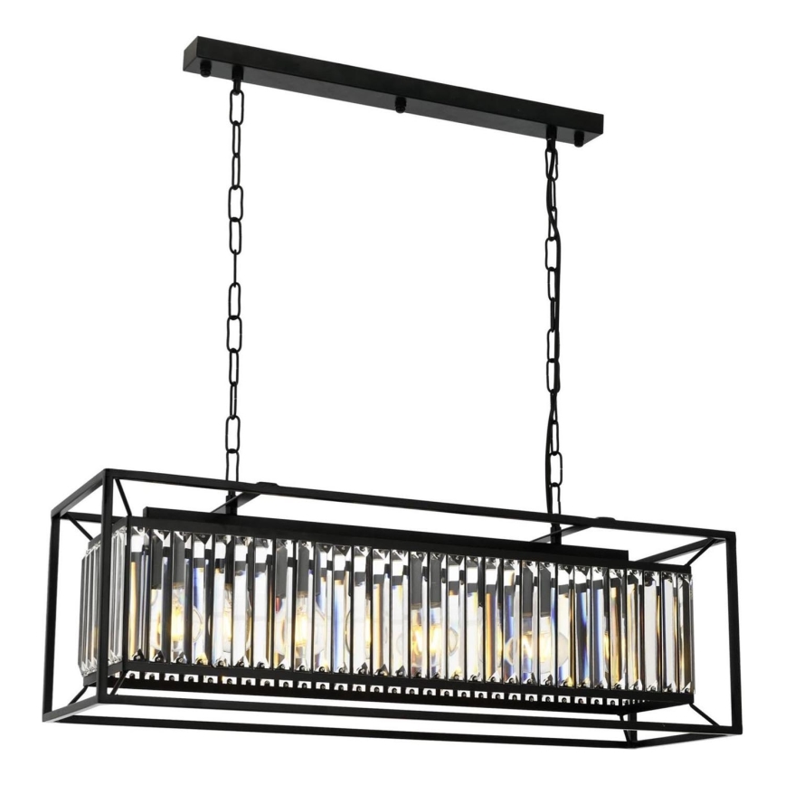 PUNE hanglamp 4xE27/40W/230V zwart