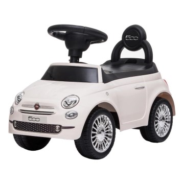 Push auto Fiat 500 crème