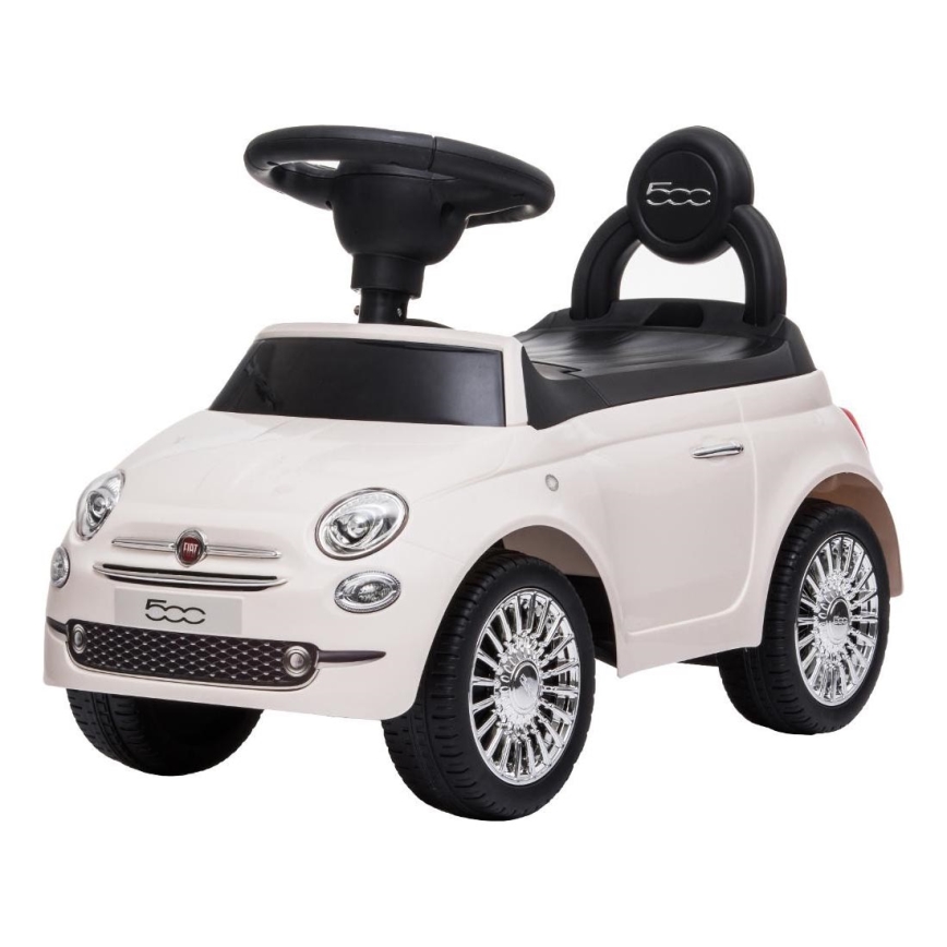 Push auto Fiat 500 crème