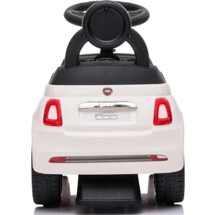 Push auto Fiat 500 crème