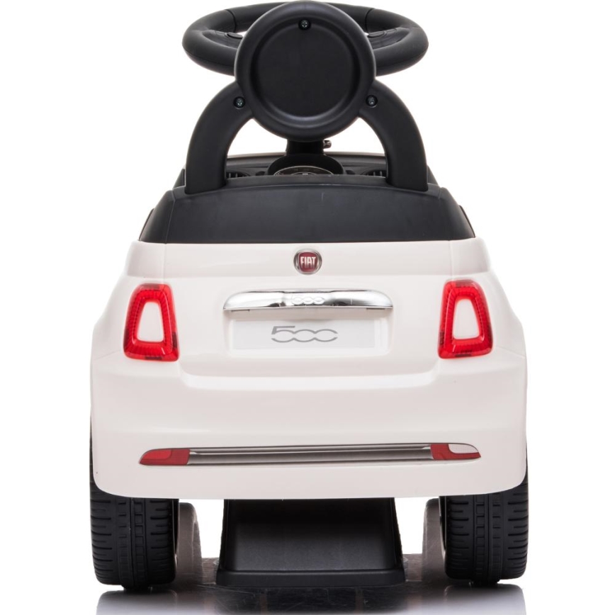 Push auto Fiat 500 crème