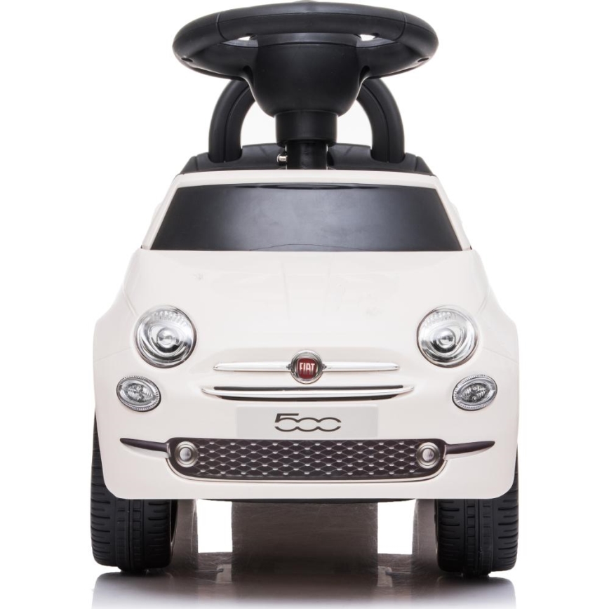 Push auto Fiat 500 crème