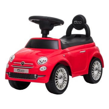 Push auto Fiat 500 rood