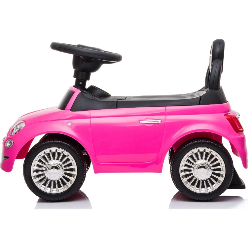 Push auto Fiat 500 roze
