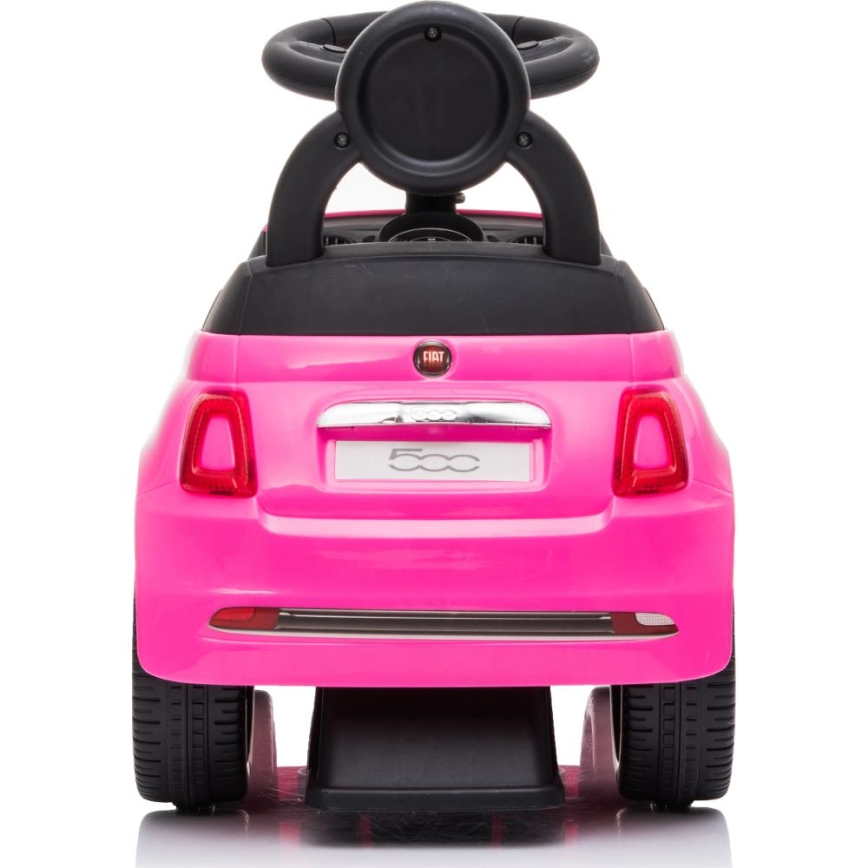 Push auto Fiat 500 roze