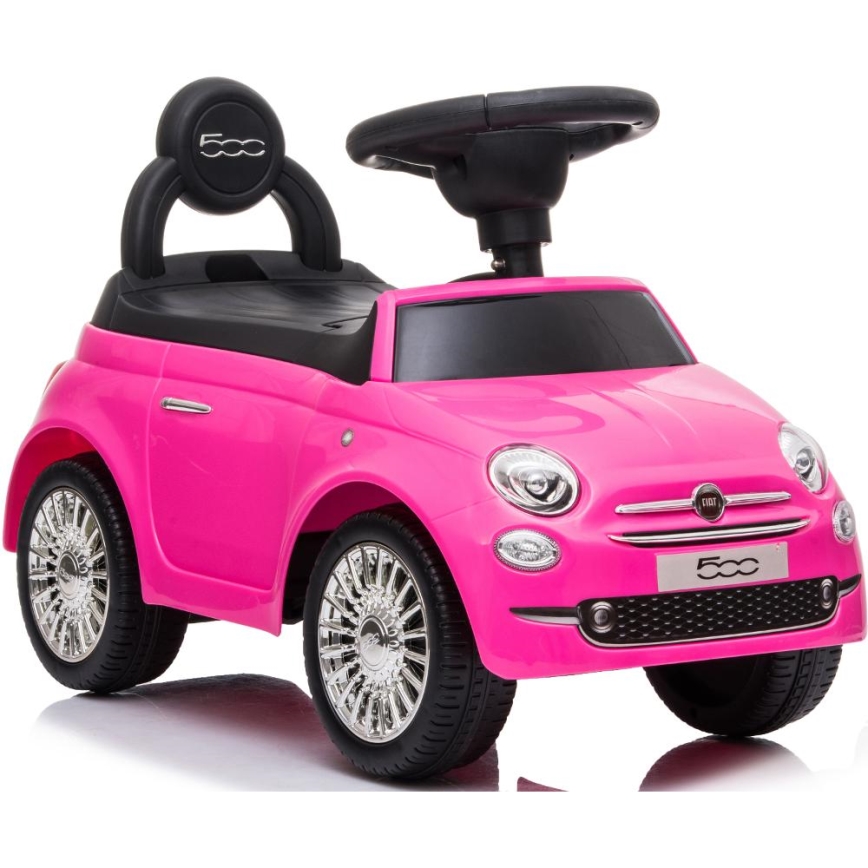 Push auto Fiat 500 roze