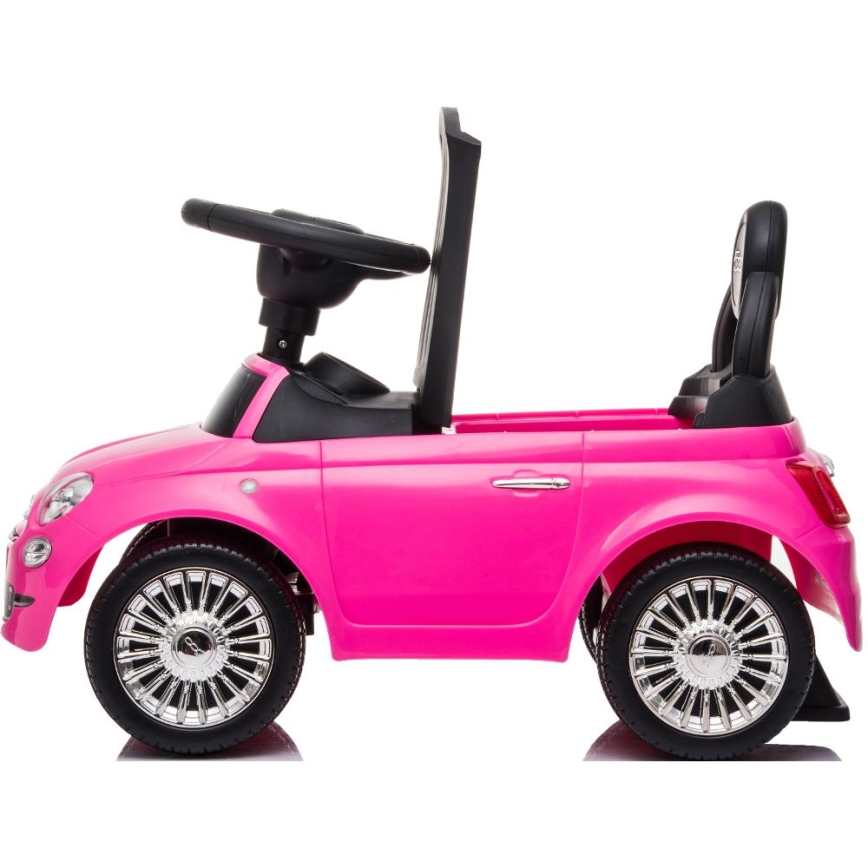 Push auto Fiat 500 roze