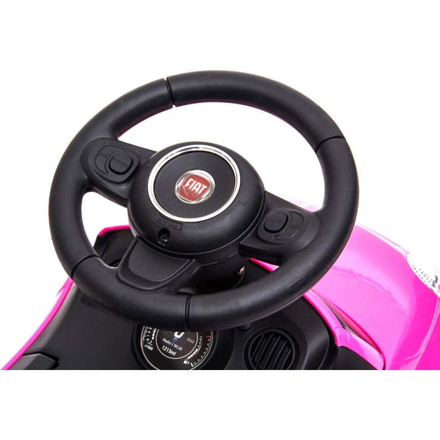 Push auto Fiat 500 roze