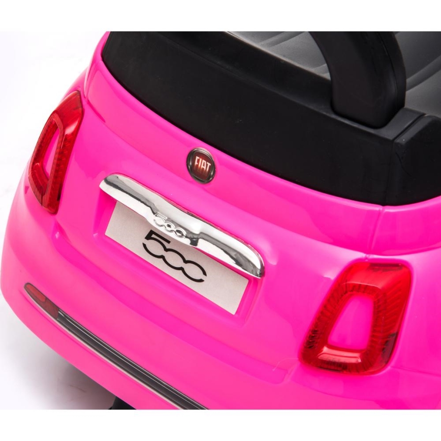 Push auto Fiat 500 roze