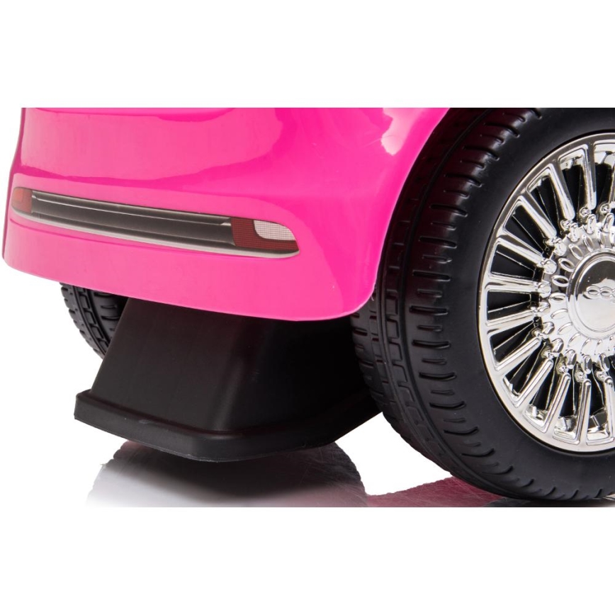 Push auto Fiat 500 roze
