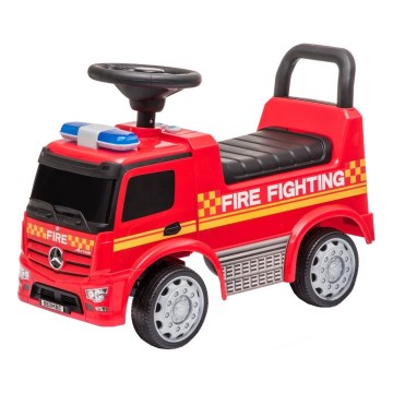 Push auto Mercedes Brandweerwagen rood