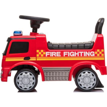 Push auto Mercedes Brandweerwagen rood