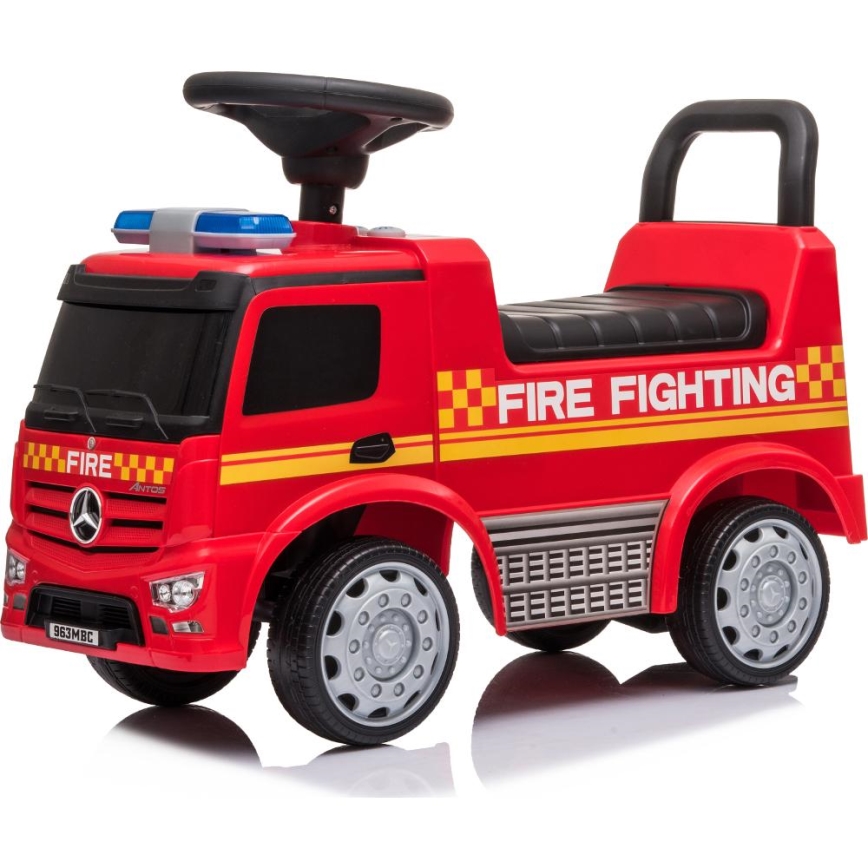 Push auto Mercedes Brandweerwagen rood