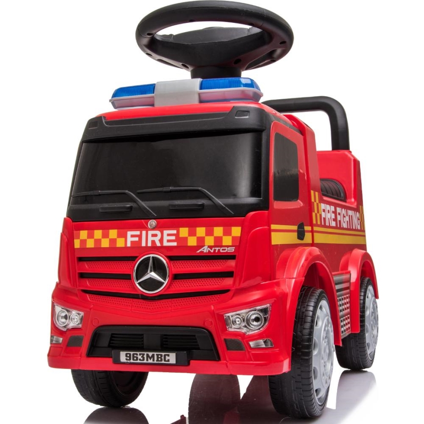 Push auto Mercedes Brandweerwagen rood