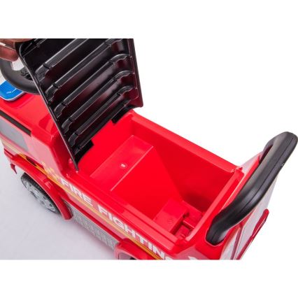Push auto Mercedes Brandweerwagen rood