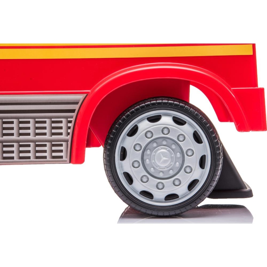 Push auto Mercedes Brandweerwagen rood