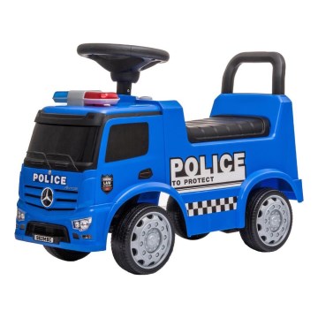 Push auto Mercedes Politieauto blauw