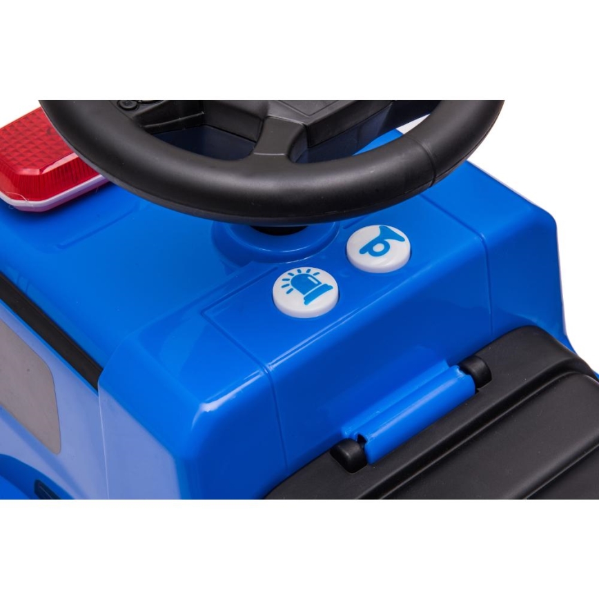 Push auto Mercedes Politieauto blauw