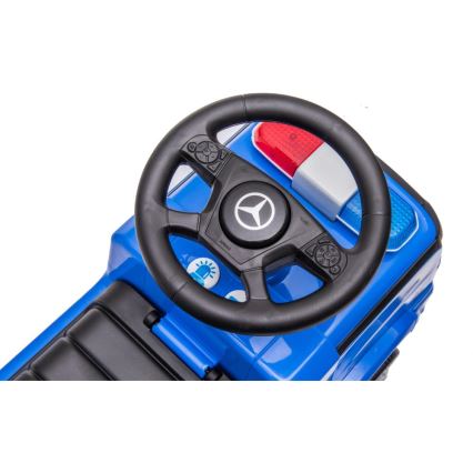 Push auto Mercedes Politieauto blauw