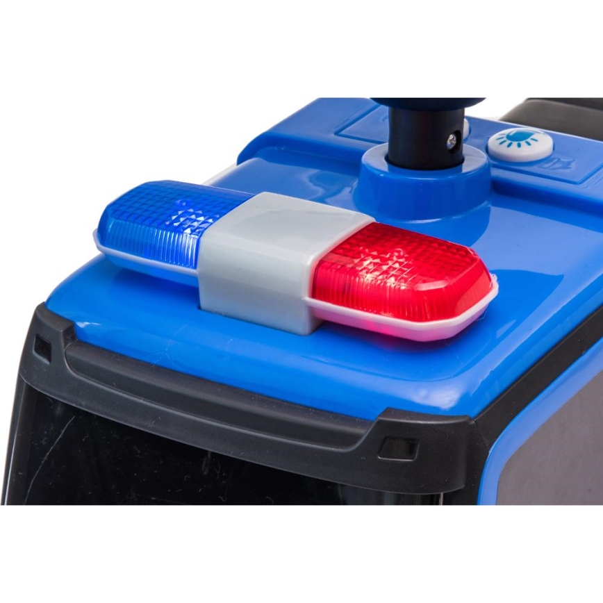 Push auto Mercedes Politieauto blauw