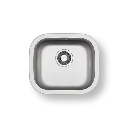 Pyramis 100080101 - Keukenspoelbak KIBA SQUARE 46,5x40,5 cm