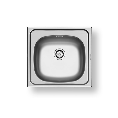 Pyramis 100139601 - Keukenspoelbak E33 46,5x43,5 cm satijn