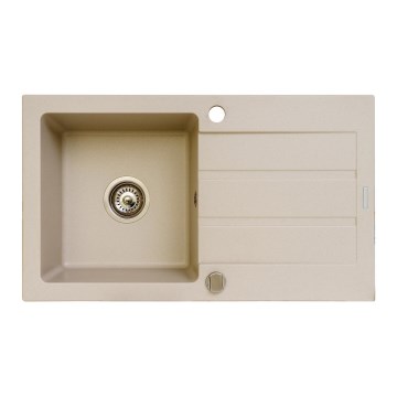 Pyramis 70006701 - Keukenspoelbak NEXT 76x44 cm graniet/beige