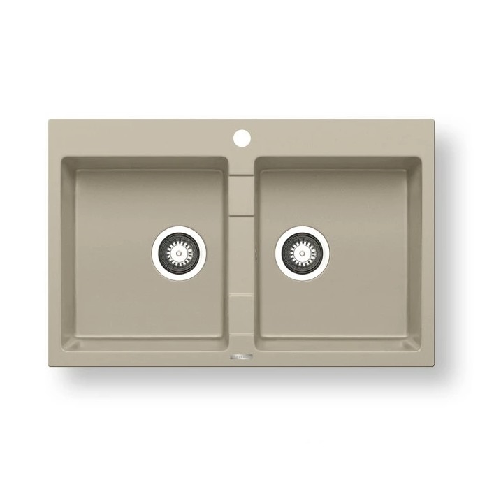 Pyramis 70053101 - Keukenspoelbak SPARTA 78x50 cm graniet/beige