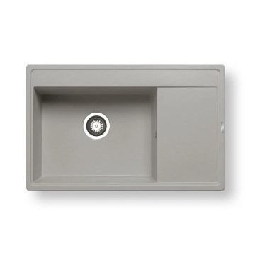 Pyramis 70058701 - Keukenspoelbak CAMEA 79x50 cm granietcomposiet/grijs