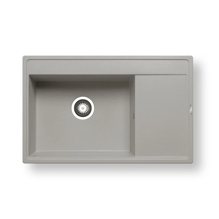 Pyramis 70058701 - Keukenspoelbak CAMEA 79x50 cm granietcomposiet/grijs