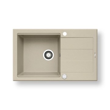 Pyramis 70083601 - Keukenspoelbak SPARTA PLUS LUX 78x48 cm graniet/beige