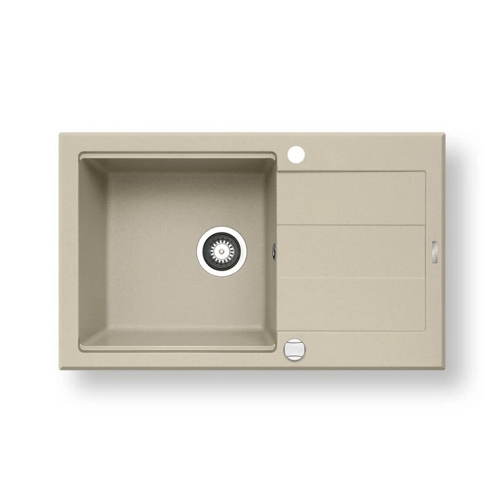 Pyramis 70083601 - Keukenspoelbak SPARTA PLUS LUX 78x48 cm graniet/beige