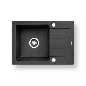 Pyramis 70165701 - Keukenspoelbak NEXT 62x44 cm graniet/zwart
