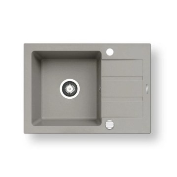 Pyramis 70166001 - Keukenspoelbak NEXT 62x44 cm graniet/grijs