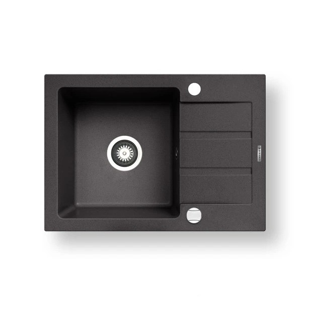 Pyramis 70166501 - Keukenspoelbak NEXT 62x44 cm graniet/mat zwart