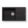Pyramis 70217801 - Évier de cuisine ATHLOS 86x50 cm granite/noir mat