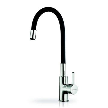 Pyramis 90919638 - Robinet d'évier avec bras flexible FLESSI noir