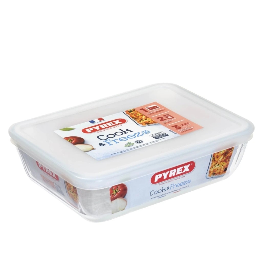 PYREX glazen bewaarpot voor levensmiddelen 1,5 l