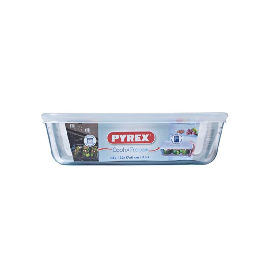 PYREX glazen bewaarpot voor levensmiddelen 1,5 l